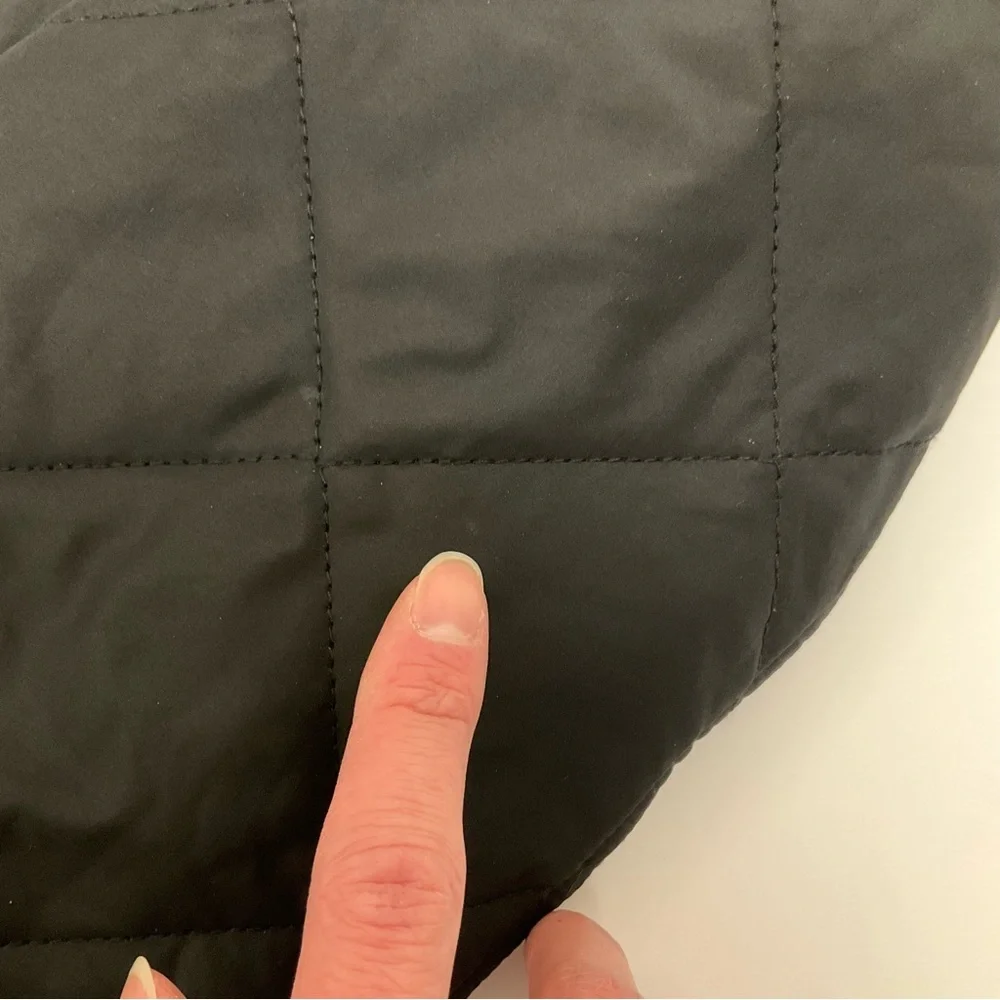 Brooks Brothers Black Lightweight Women's Large Western Diamond-Quilted Jacket - Picture 14 of 14